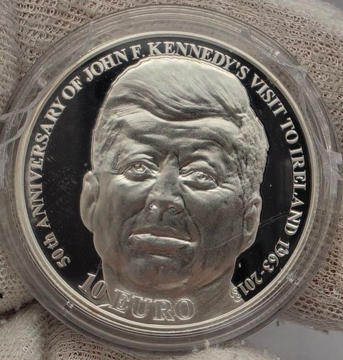 Ireland Silver Proof 2013 Kennedy Visit to Ireland 50th Anniversary Coin