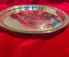 Silver plated tray