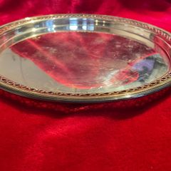 Silver plated tray