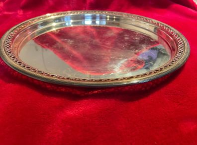 Silver plated tray