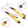 BRAND NEW Upgraded Wood Burning Kit 60W Pyrography Machine Dual Port Digital Display with 20 Pyrography Wire Tips Adjustable Temperature Image 3