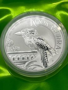 1oz Fine 9999 Silver Bullion Kookaburra 2022 Coin.
