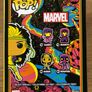 Funko X-Men Blacklight Bundle (5 Pops & T-Shirt) Image 10