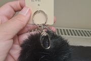 Daisy and Eve Faux Fur Pom Pom Keyring