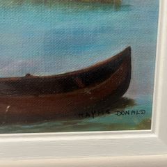 Quiet Mooring   Artist: May McDonald signed lower right "MAY MCDONALD