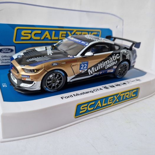 Scalextric Ford Mustang GT4 #22 Slot Car ( C4403 endurance gt touring )