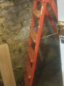 Red step ladder