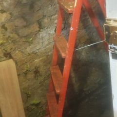 Red step ladder