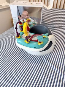 Mamas and papas baby seat with play tray
