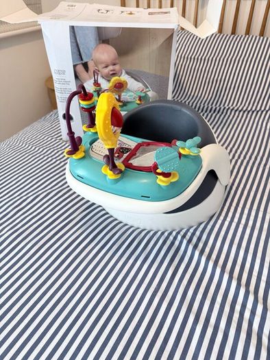 Mamas and papas baby seat with play tray