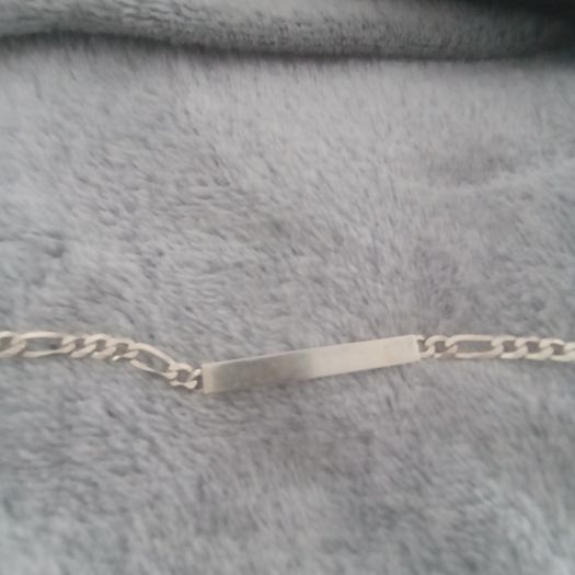 925 silver Identity bar bracelet