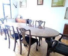 Dining table and 6 chairs