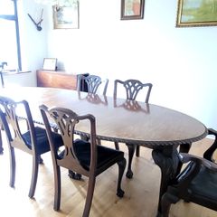 Dining table and 6 chairs