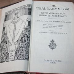 My Daily Missal Vespers Sunday And Feasts 1948 Antique Religious Book Missal