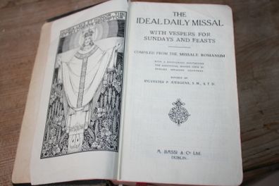 My Daily Missal Vespers Sunday And Feasts 1948 Antique Religious Book Missal