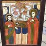 Art - Vintage Oil on Glass. Image 5