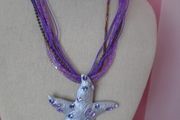 Statement necklace,Starfish necklace,Summer jewellery,Necklace
