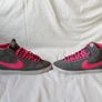 nike blazer 77 hi top size 5.5 grey suade pink in good condition Image 4