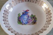 Vintage Royal Alma Bone Cina Bowl 24 K. Gold.