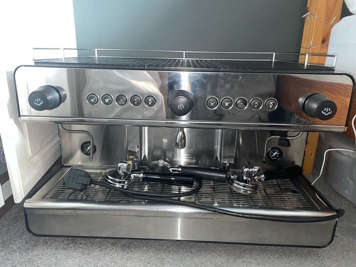 2-Group lberital IB7 Coffee Machine And Grinder