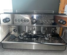 2-Group lberital IB7 Coffee Machine And Grinder