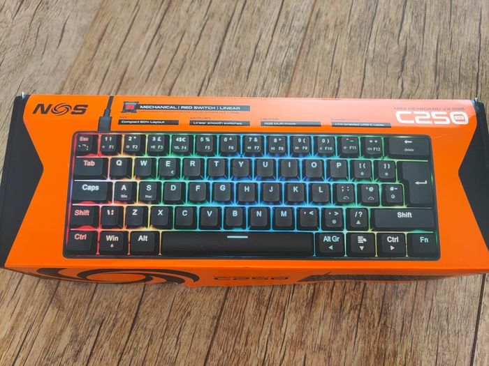 NOS C250 Mini RGB Mechanical Keyboard V2