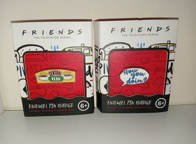 2 X Official Friends Pin Badges Unused Central Perk How You Doin
