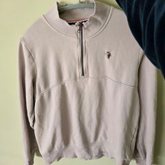 US polo Assn half zip sweat