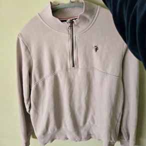 US polo Assn half zip sweat