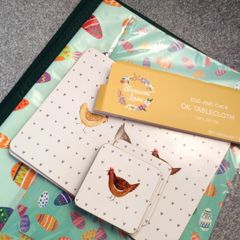 Easter Table Cloth and x6 Place Settings