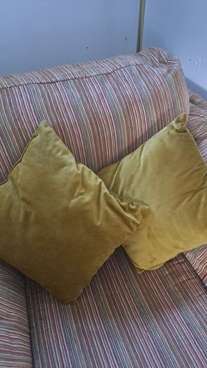 Unique Snuggle Chair and Foot Stool