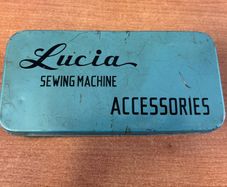 Lucia Sewing Machine Accessories Tin Box