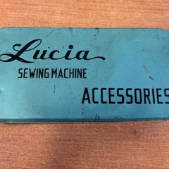 Lucia Sewing Machine Accessories Tin Box