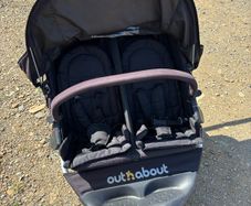 out & about twin buggy