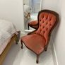 Vintage-style button back armchair Image 2