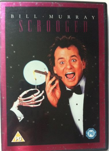 Scrooged [1988] Bill Murray, Karen Allen, John Forsythe, John Glover, Bobcat Goldthwait, Carol Kane, Michael J. Pollard, Alfre Woodard & Robert Mitchum [Movie DVD]