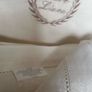 New set of six 100% linen 50cm x 50cm Hemstitch napkins in storage bag Image 4