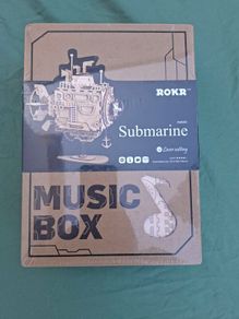ROKR submarine Music Box 3D Wooden Puzzle