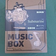 ROKR submarine Music Box 3D Wooden Puzzle