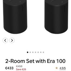 Sonos Era 100's x 2 (new) sold in pairs