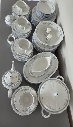61 Piece Dinner Set Bavaria Rose