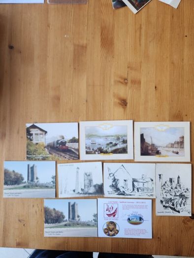 Postcards. Swords, Lusk,Rush, X 8. Plus 21 Others. Some Beautiful Vintage Postcards Included. See Photos Of Each Card.