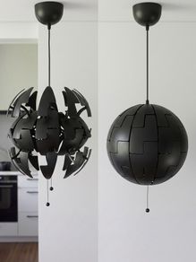 Pendant lamp black
