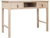 Writing Desk Natural 110x45x76 cm Wood