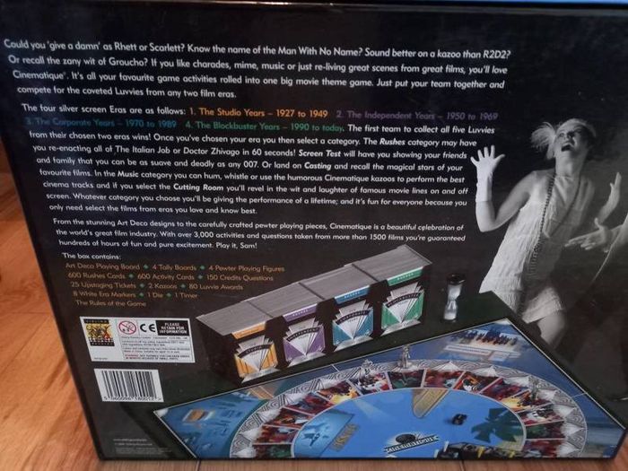 Cinema Film Fanatics Boardgame CINEMATIQUE