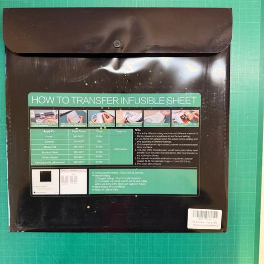 16 Infusible Transfer Paper Sheets for Cricut