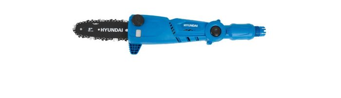 Hyundai 20V Cordless Pole Saw, 2Ah Battery and Charger, Lightweight and Telescopic Chainsaw