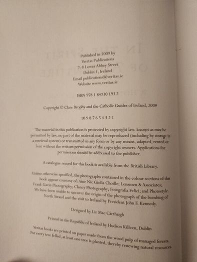 In The Spirit Of Adventure.  A History Of The Catholic Guides Of Ireland.  By Clare Brophy. Signed First Edition Paperback In Very Good Condition.