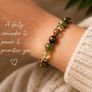 Menopause Wellness Bracelet - Tiger's Eye, Citrine & Green Gemstone Self Care Gift Image 2