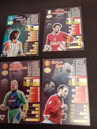 Liverpool vintage match attack cards
